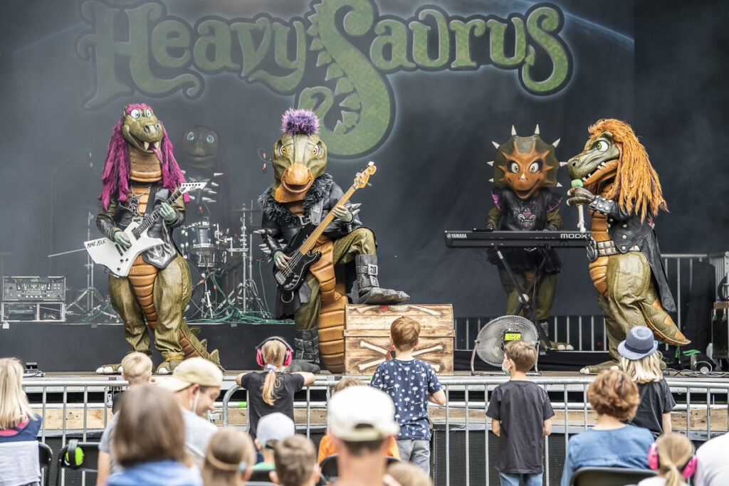 Heavysaurus am 21. August 2021 im Ricklinger Bad in Hannover