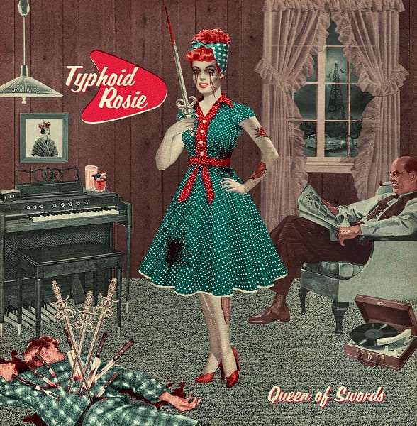 Typhoid Rosie Queen Of Swords Albumcover