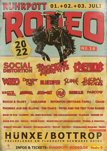 Ruhrpott Rodeo Line Up 2022