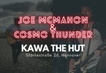 Heute Abend: Joe McMahon & Cosmo Thunder im Kawa The Hut