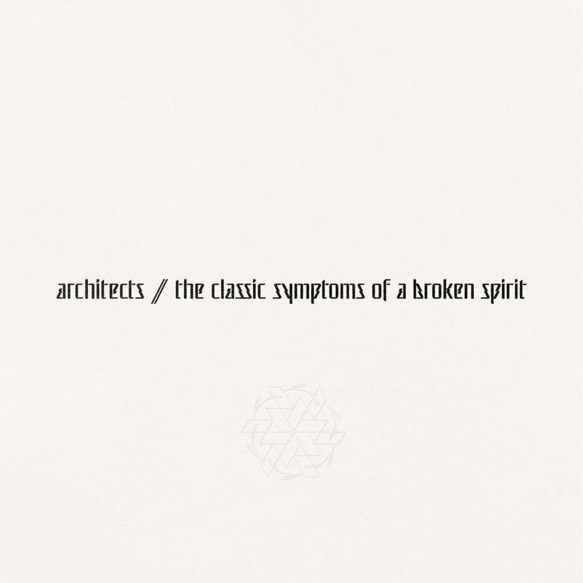 Architects - The Classic Symptoms Of A Broken Spirit Albumcover