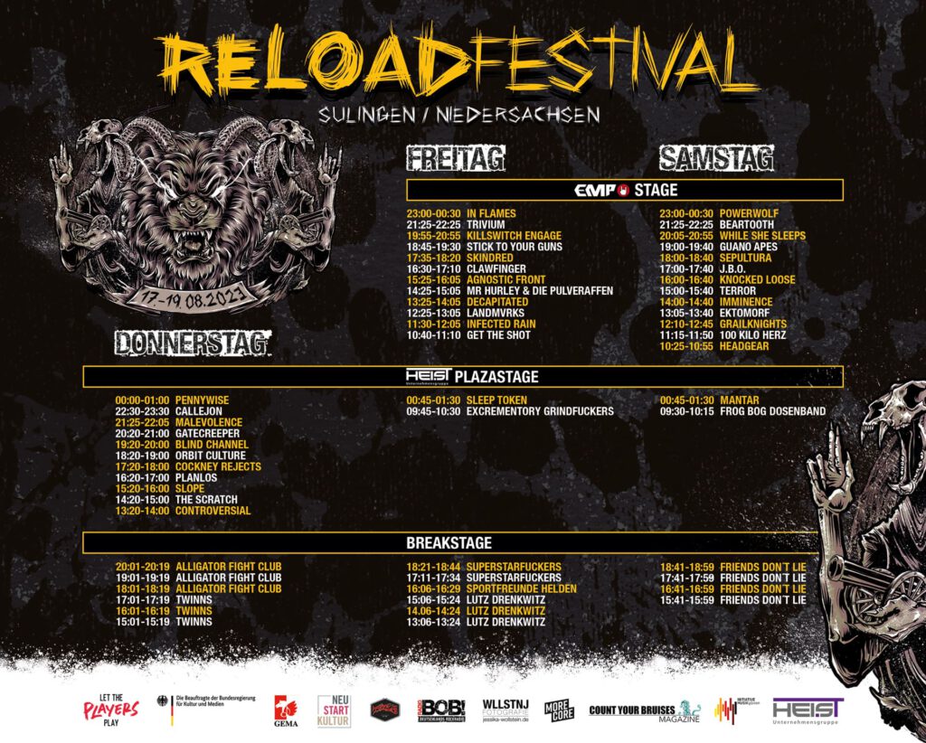 Running Order Reload Festival
