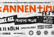 Kannentime The Fest mit Flick Knives, Primetime Failure, Bike Age Kannentime Fest