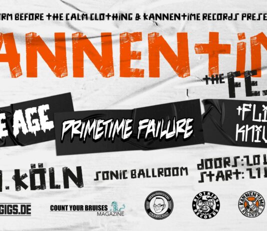 Kannentime The Fest mit Flick Knives, Primetime Failure, Bike Age Kannentime Fest