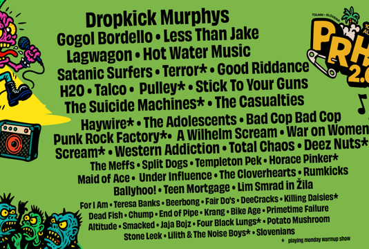Das finale Line-up für das diesjährige Punk Rock Holiday steht fest